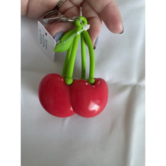 Bath & Body Works Cherry Pals PocketBac New Sold Out Fruit Sanitizer Holder - Picture 4 of 7